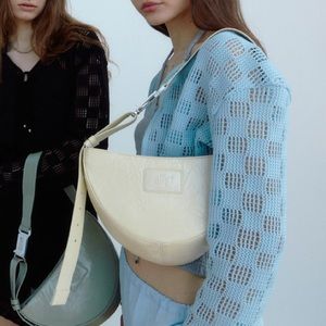 Soft Seoul Half Moon Leather Purse